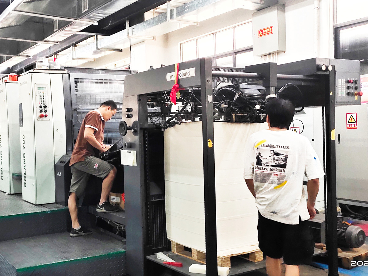 Roland 700 split 8-color printing machine